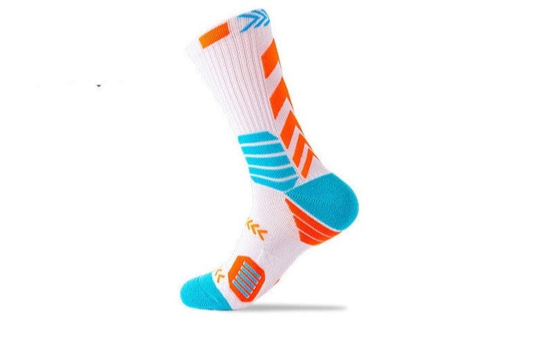 light blue orange socks nitro flashlander left side sportwear