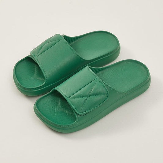 green men's sandals and slippers zummer flashlander left side pair