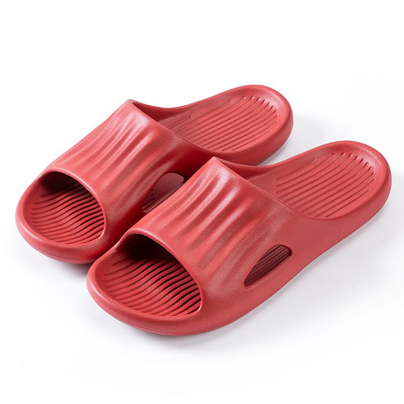 red sandals skualo flashlander left side pair