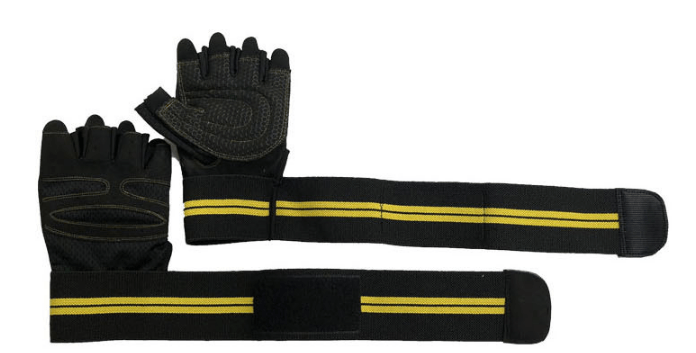black gym gloves cobra flashlander front and back side lifting gloves velcro to close the gloves