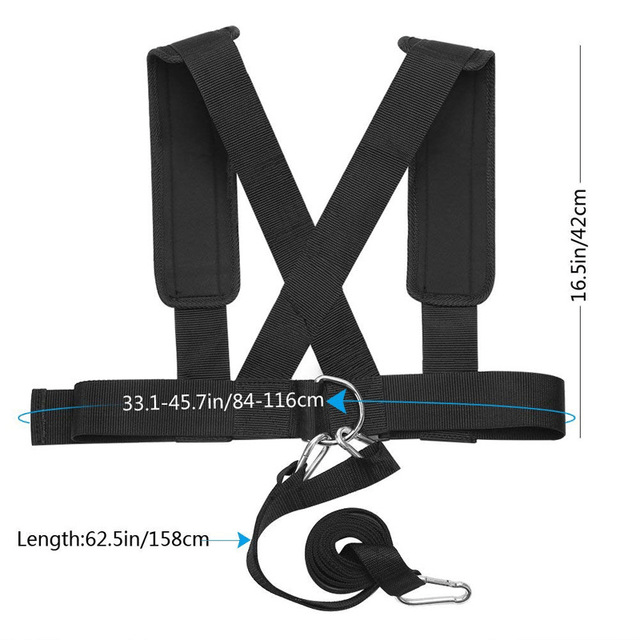 black Running Belt and Shoulder Strap Flashlander sizes