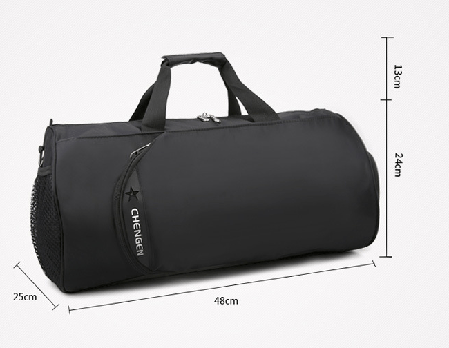 black gym bag oxford flashlander front side and inside for sneakers and more sports bag  sizes 