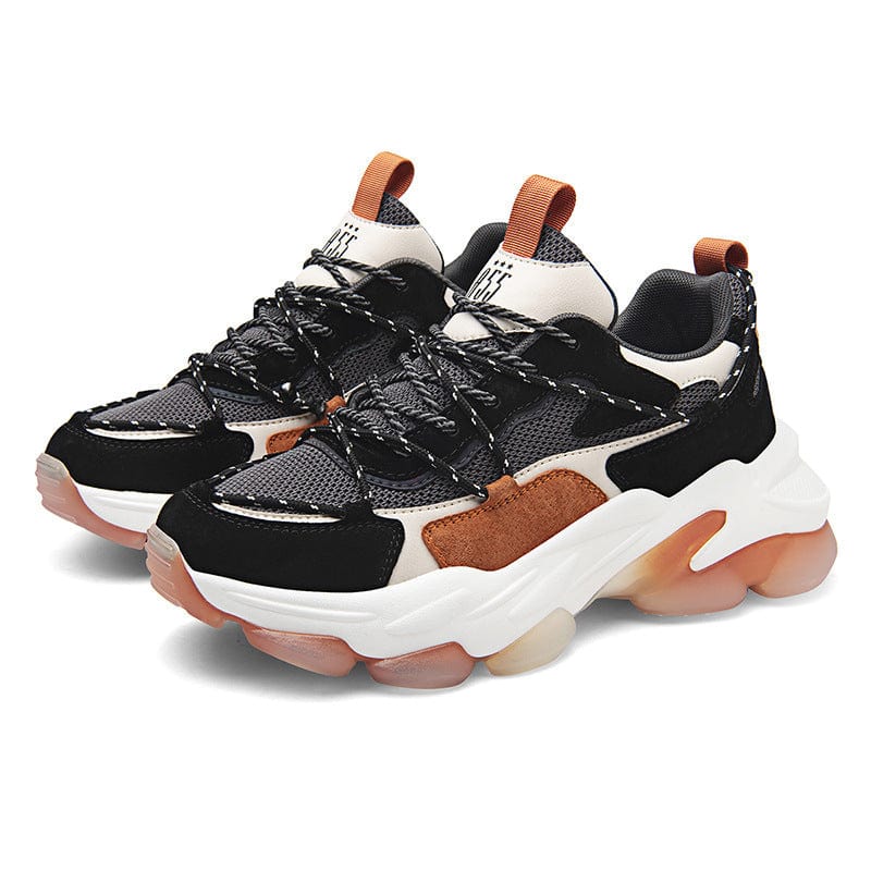 black orange brown men's sneakers spider 855 flashlander pair footwear