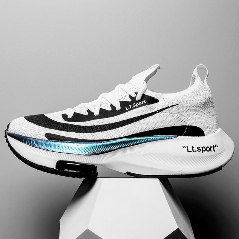 white black blue men's sneakers hades lt flashlander left side sport running shoes