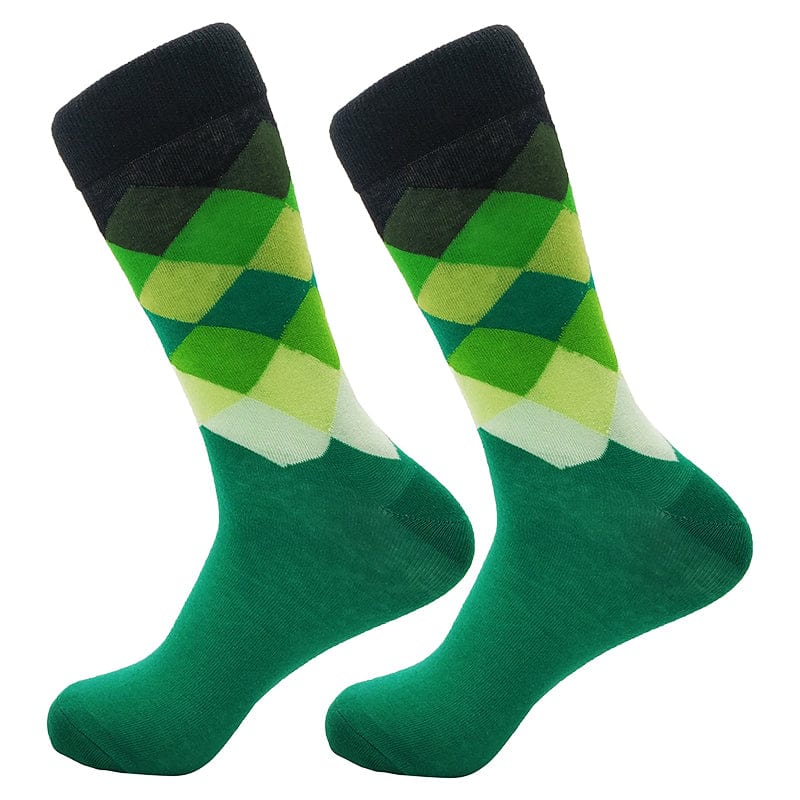 green black diamonds socks dimenxions flashlander left side pair
