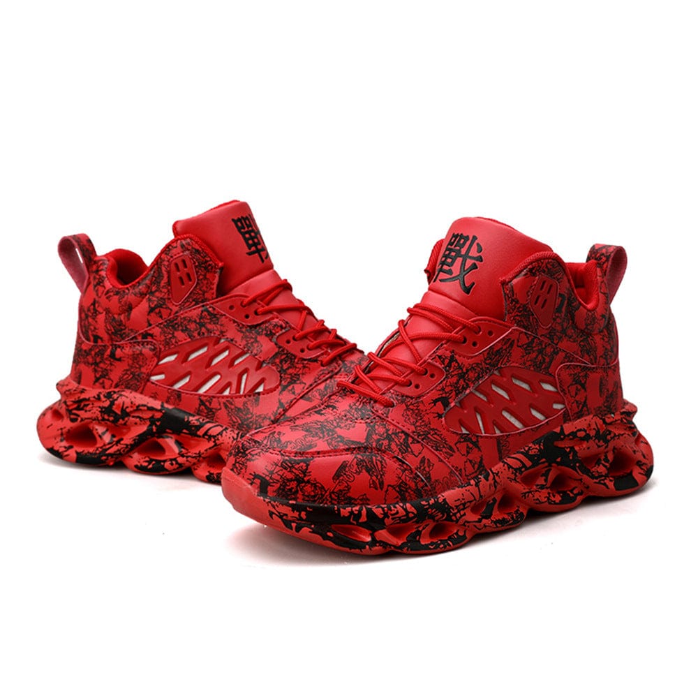red sneakers mars flashlander pair