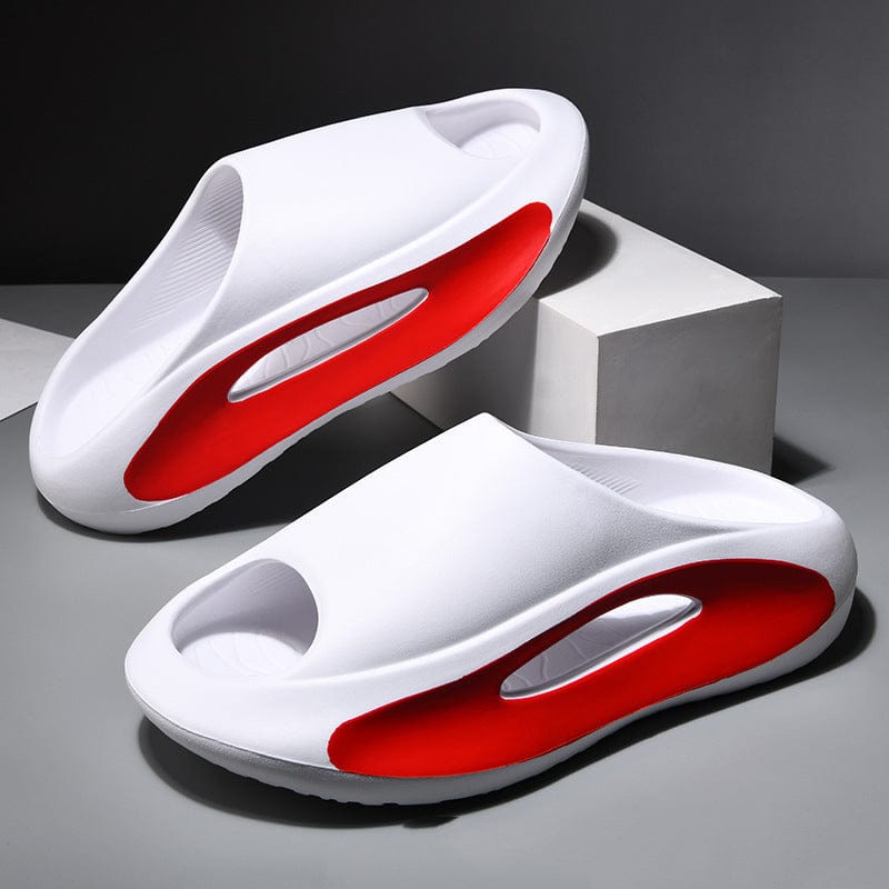 red white sandals ezla flashlander pair cool slippers