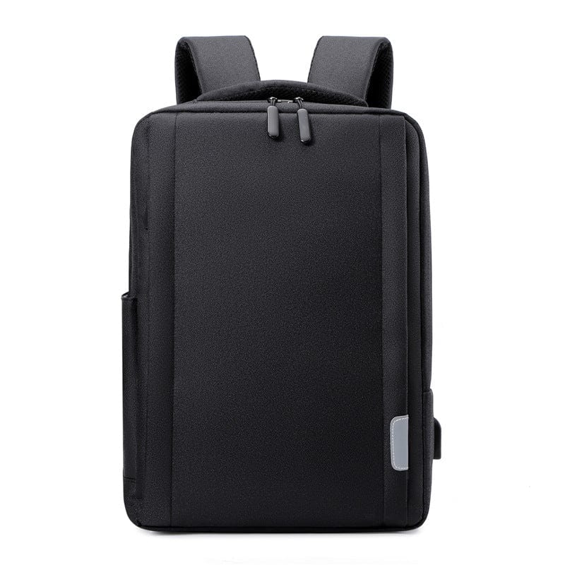 black backpack anti theft traveli flashlander front side men's backpack