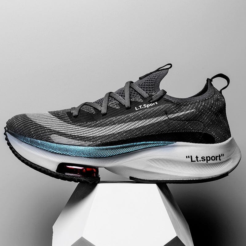 grey blue  men's sneakers hades lt flashlander left side sport running shoes