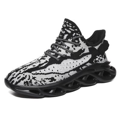 black white sneakers vibe flashlander left side