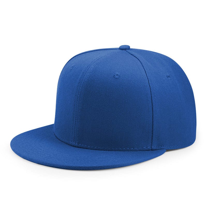 blue cap patriota flashlander left side flat cap