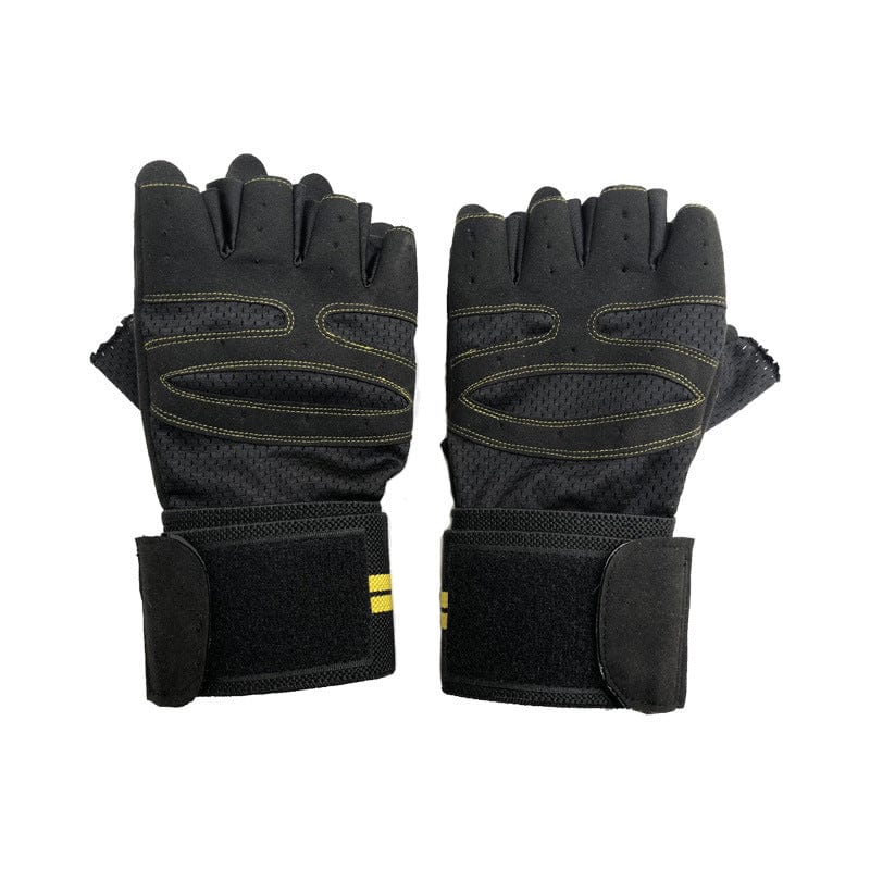 black gym gloves cobra flashlander back side lifting gloves