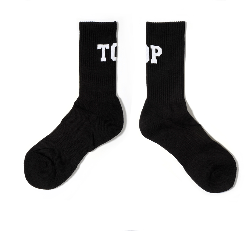 black socks high top sports flashlander pair