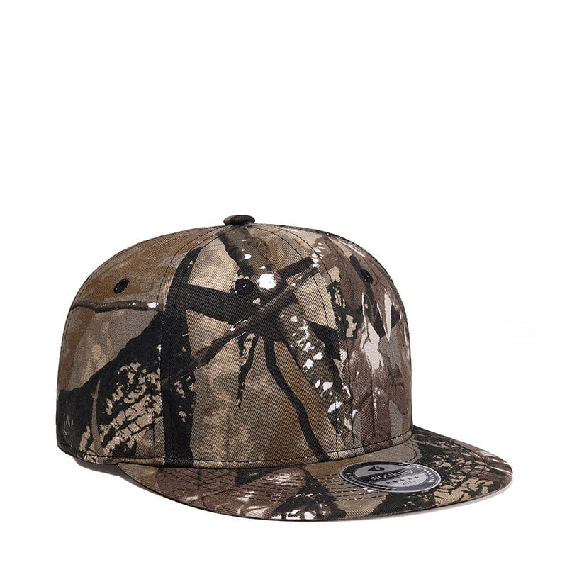 camouflage cap grootx flashlander right side flat cap