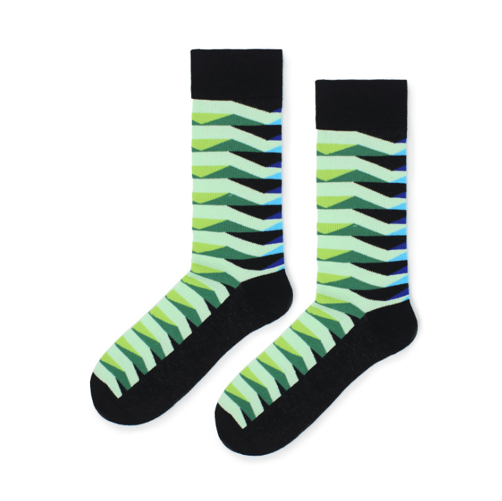 black green socks soho flashlander left side pair