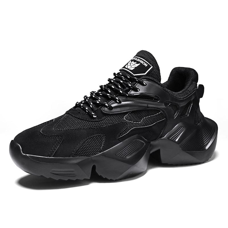 black sneakers leonidas flashlander left side