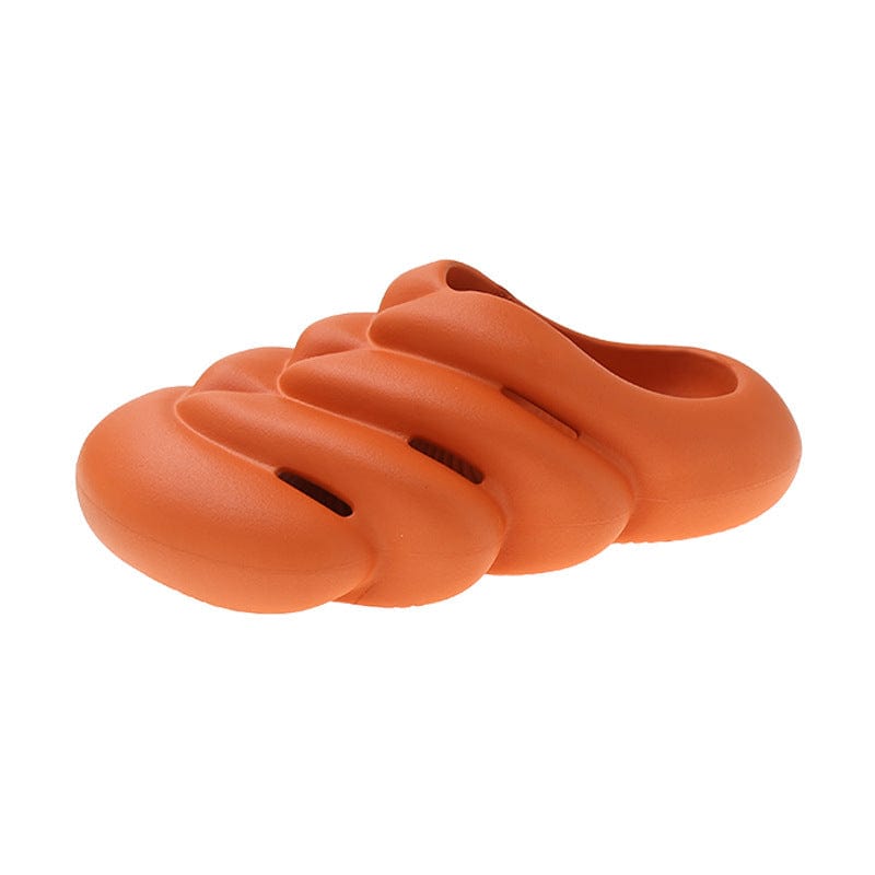 orange sandals and slippers bones flashlander left side for men and women