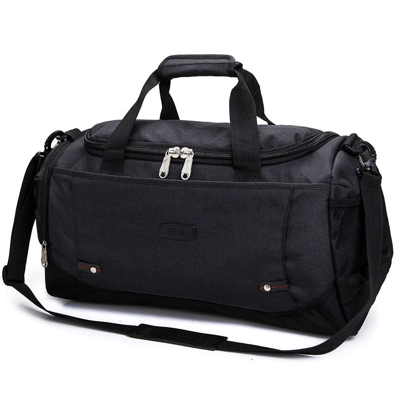 black gym bag zylon flashlander front side sport bag