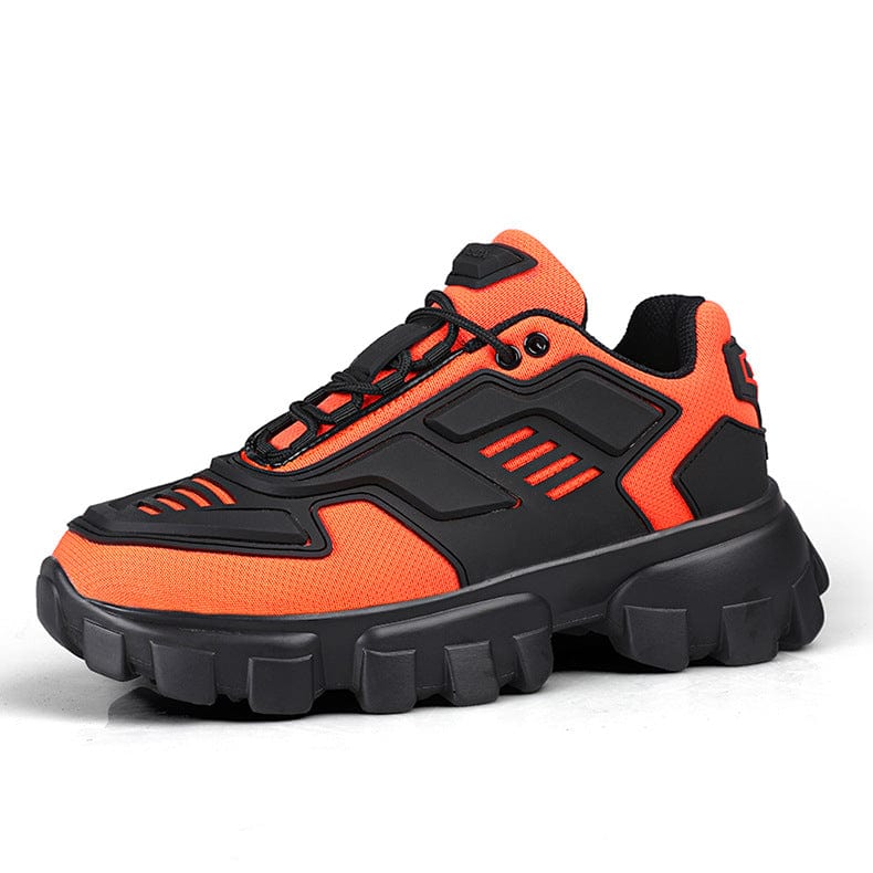 black orange sneakers optimus flashlander left side men's footwear