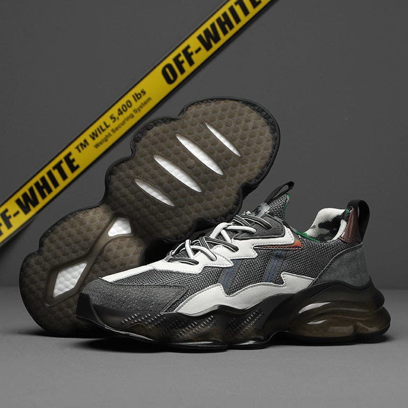black grey sneakers pozeidon flashlander sole shoes