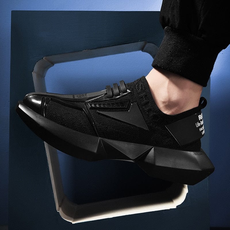 black shoes troyan flashlander left side model 
