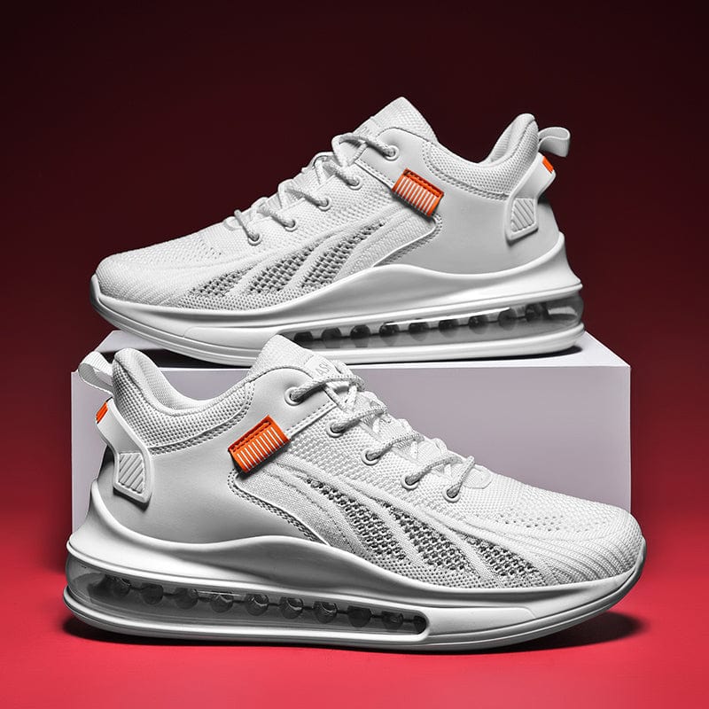 white orange men shoes thunder air flashlander pair air shoes