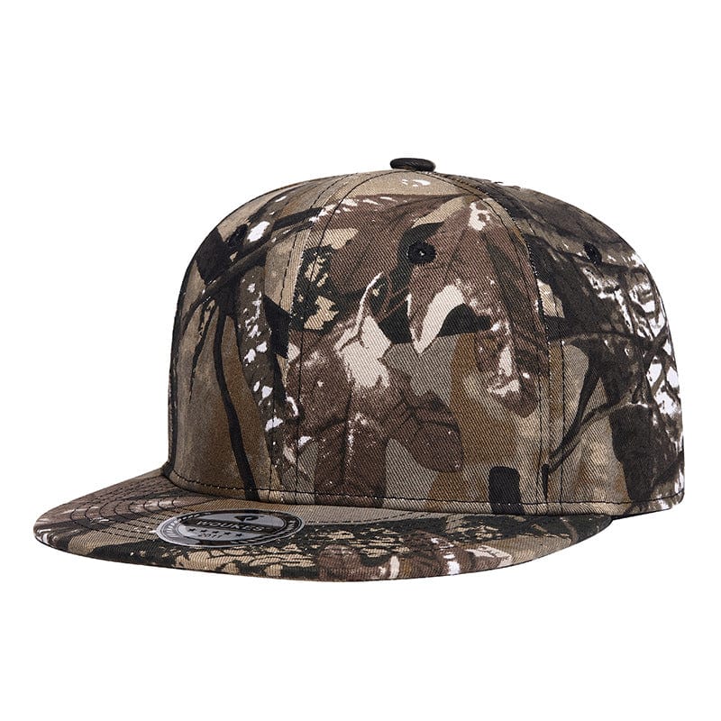 camouflage cap grootx flashlander left side flat cap