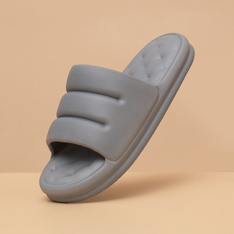 grey men's and women's sandals and slippers valanze flashlander left side