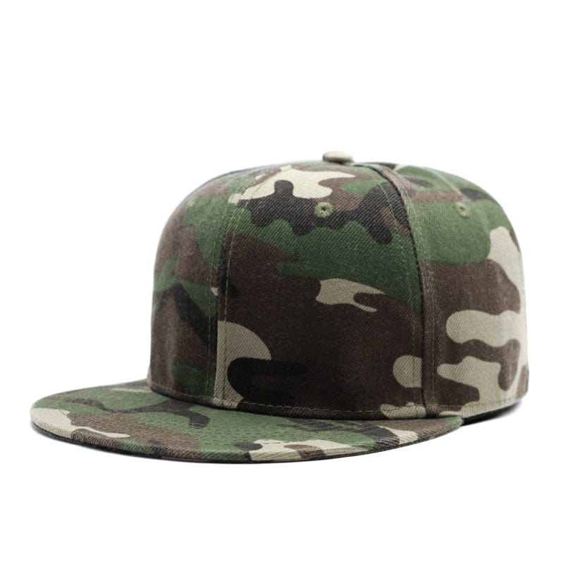 military green camuflage cap patriota flashlander left side flat cap