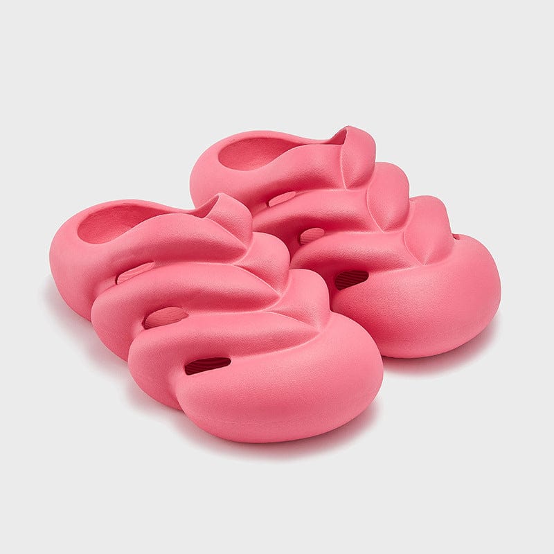 pink sandals and slippers bones flashlander front side pair for men and women