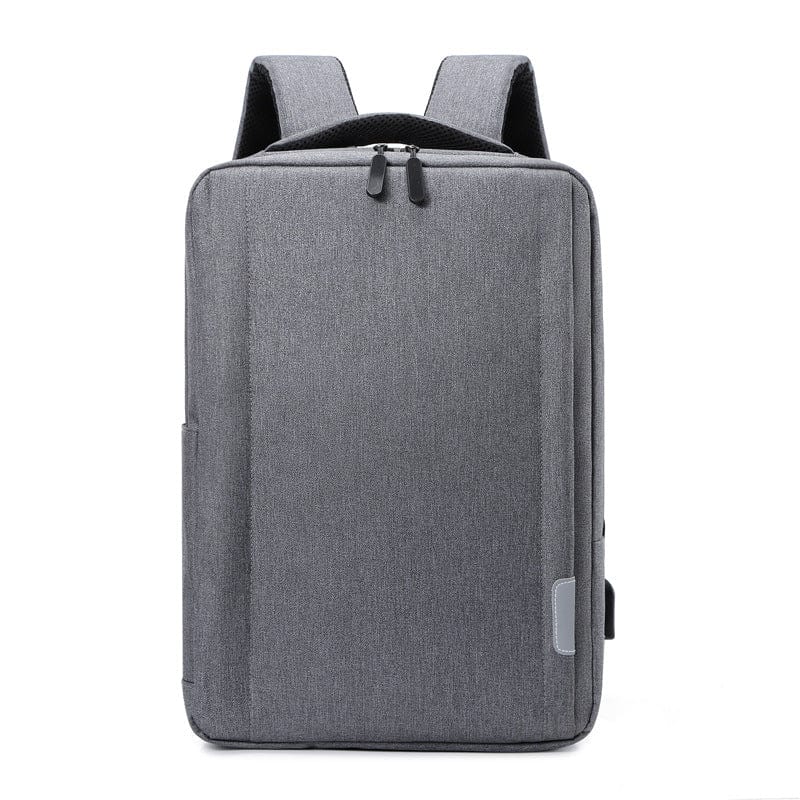 grey backpack anti theft traveli flashlander front side men's backpack