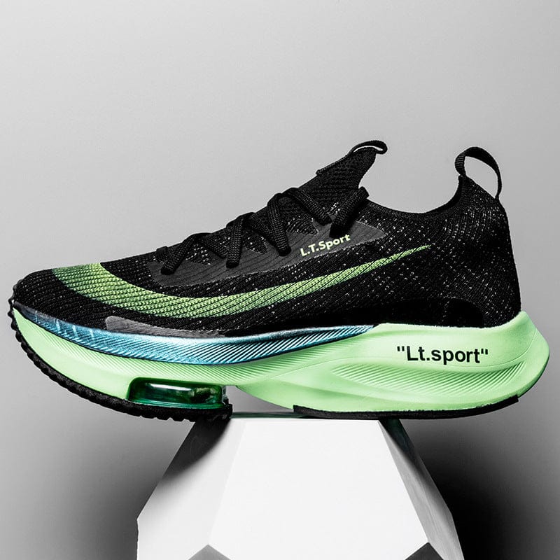 black green men's sneakers hades lt flashlander left side sport running shoes