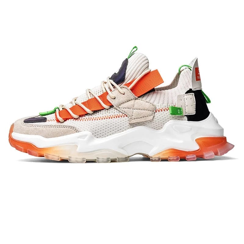 orange green sneakers vesta flashlander right side