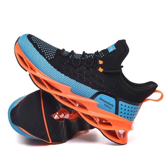 black orange sneakers blades gx flashlander pair shoes sole