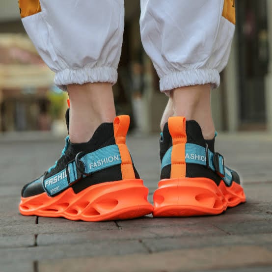 orange sneakers gladiator flashlander back side