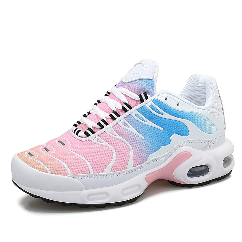 pink blue sport sneakers tygra flashlander left side