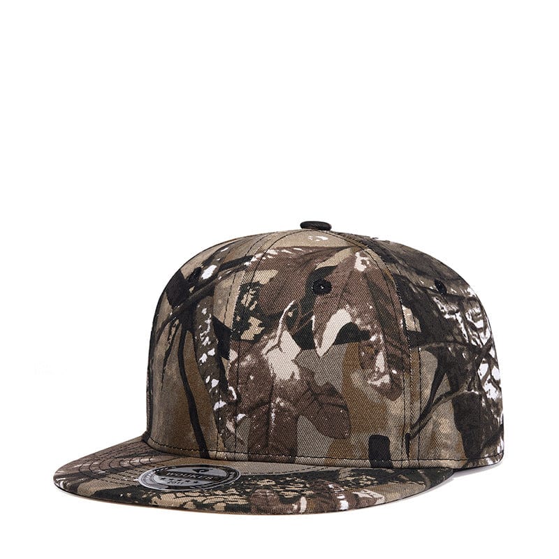camouflage cap grootx flashlander left side flat cap headwear