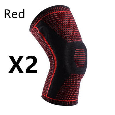red pro knee pads flashlander left side