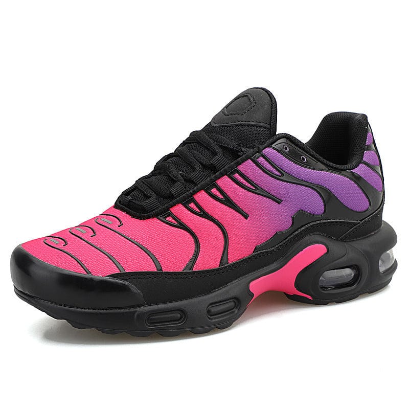 pink black purple air sole unisex sneakers tygra flashlander left side