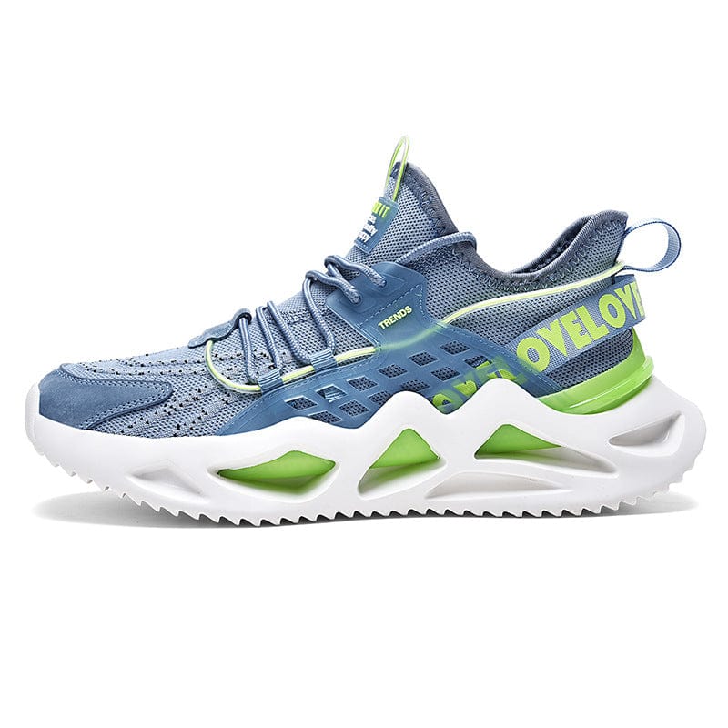green blue sneakers trends flashlander left side