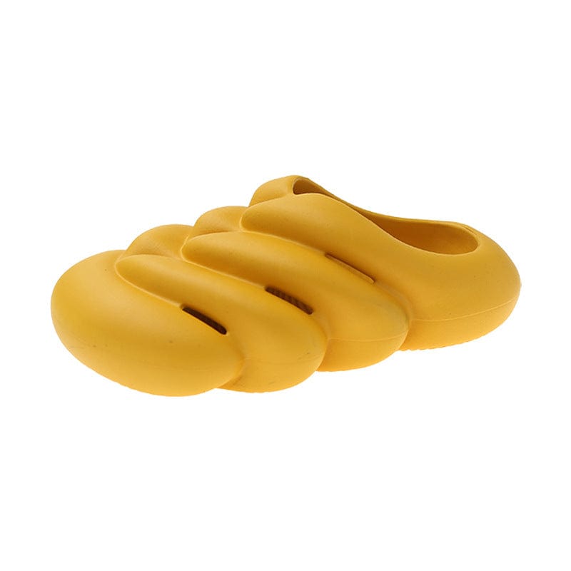 yellow sandals and slippers bones flashlander left side for men and women