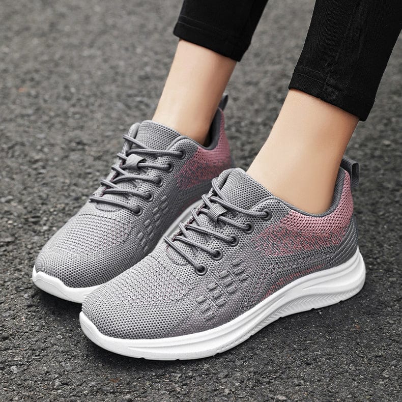 CHERRY BLOSSOM Flashlander Lace-up Sneakers Women Light Breathable Flats Shoes
